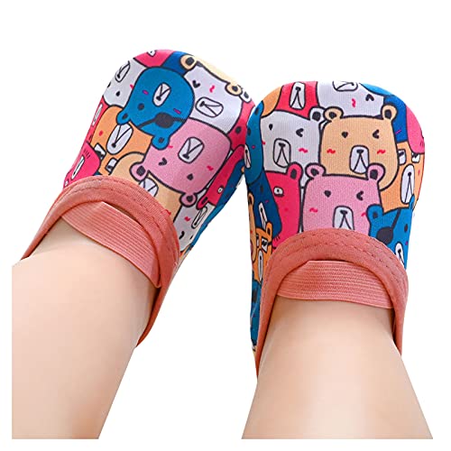 N/AB Badeschuhe Kinder Mädchen Jungen Aquaschuhe Schwimmschuhe Kleinkind Sommer rutschfeste Strandschuhe Wasserschuhe Barfuss Schuh für Kinder Beach Pool (Mehrfarbig, 12-18 Monate) Cover