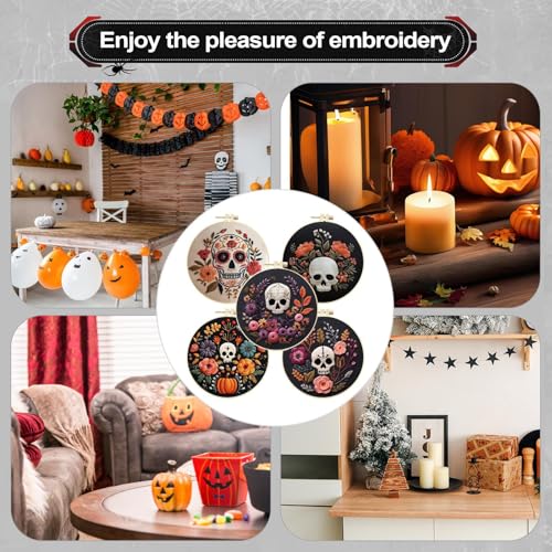 Kit broderie Halloween pour vos soirées cocooning d'automne