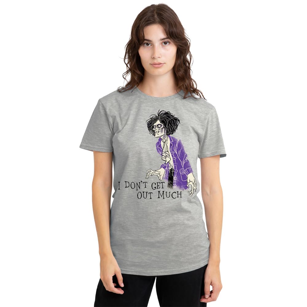 Hocus Pocus Billy Butcherson I Don't Get Out Much Ladies T Shirt, Athletic Heather, Small