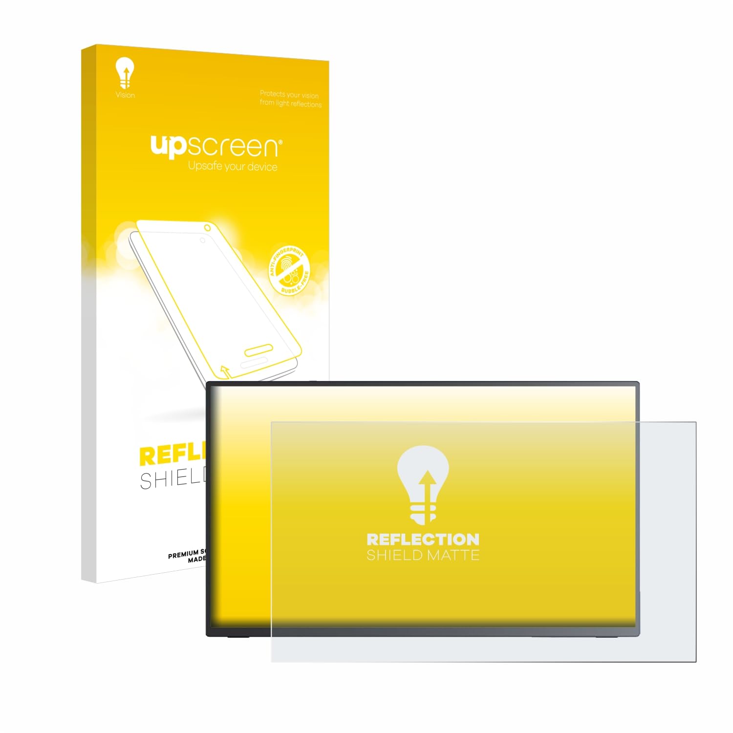 upscreenAnti-Glare Screen Protector compatible with Eviciv Portable 18.5" – Protection Film Matte