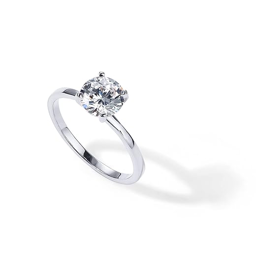 Classic Moissanite Engagement Ring