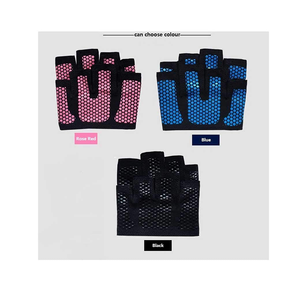 Guanti Adulti Unisex Guanti Di Fitness Sottile Guanti Di Sollevamento Pesi Mittens Yoga Gym Gym Guanti da Allenamento per Uomo Antiscivolo da Donna Copertura Consolabile Traspirante/B/S