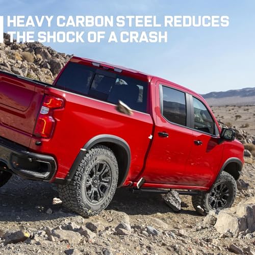 Image of COMNOVA Running Boards for 2007-2018 Chevy Silverado Crew Cab(Diesel Model)