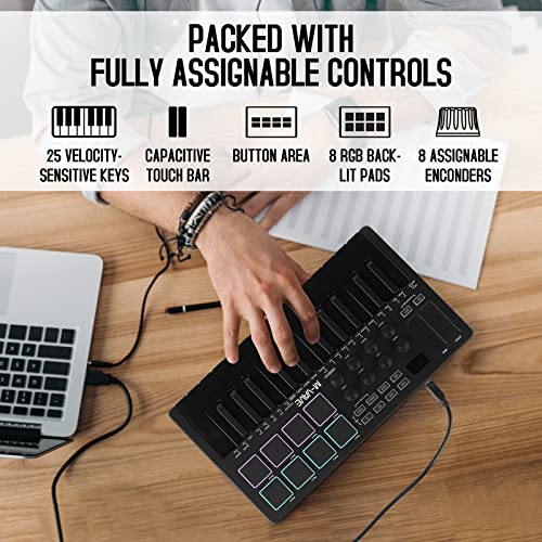 M-Wave K5 25 Key Usb Midi Keyboard Controller thumb #2