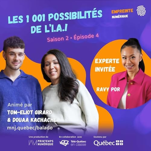Page de couverture de Les 1001 possibilités de l’IA - Balado Empreinte numérique