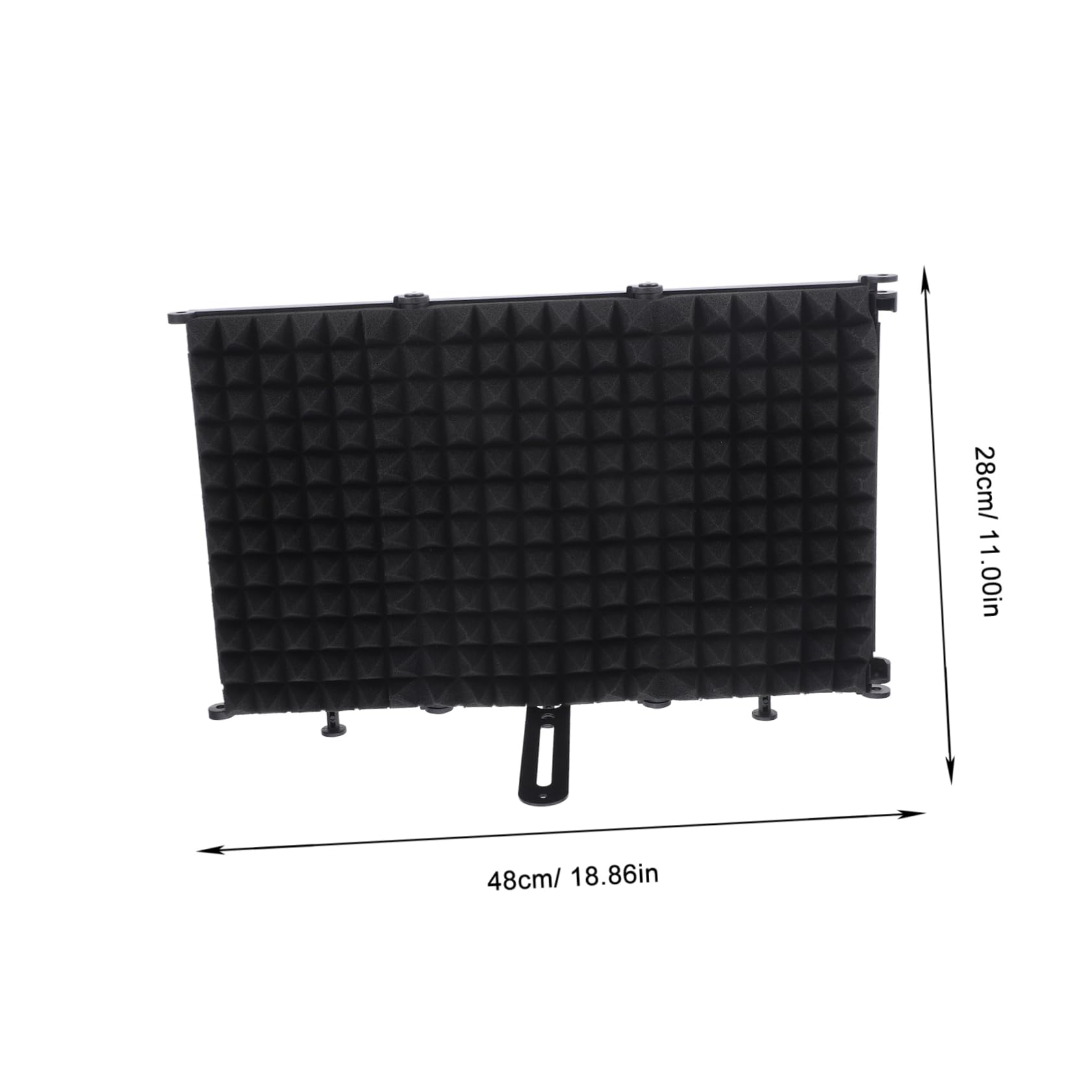 1 juego Filtro Antiviento para Micrófono Pantalla para Grabación y Streaming Material Duradero de Hierro y Esponja Diseño Plegable y Compacto para Estudio y Hogar