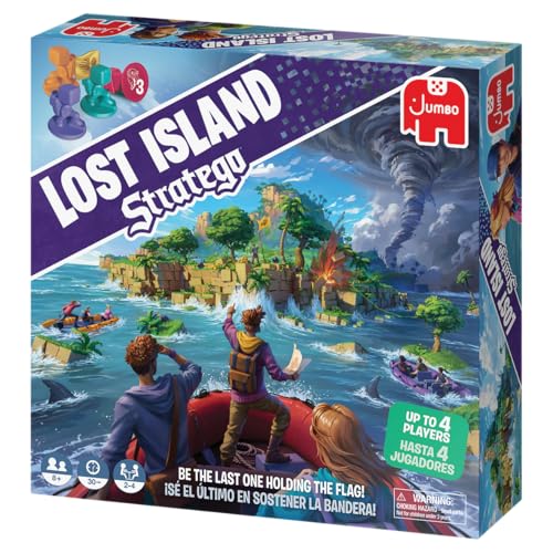 Stratego Lost Island juego de mesa familiar estrategia 2-4 jugadores miniatura 5