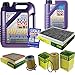 Produktbild QR-PARTS 69351488 Filter Set Inspektionspaket 6 Liter Motoröl Leichtlauf High Tech 5W-40 MANN-FILTER Innenraumfilter Kraftstofffilter Luftfilter Ölfilter