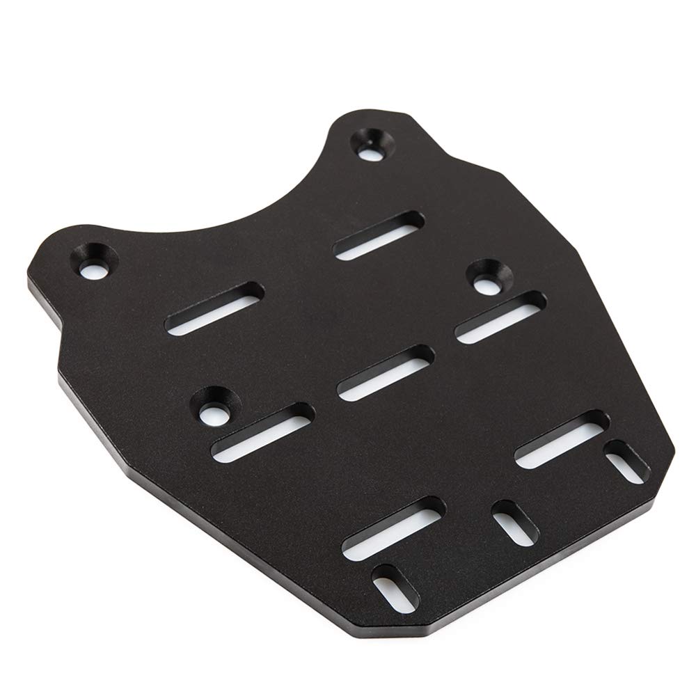 Porte-Bagages arrière pour moto Porte-bagages pour moto en alliage d'aluminium CNC Support de porte-bagages PCX 125 150 2014 2019 (Noir)