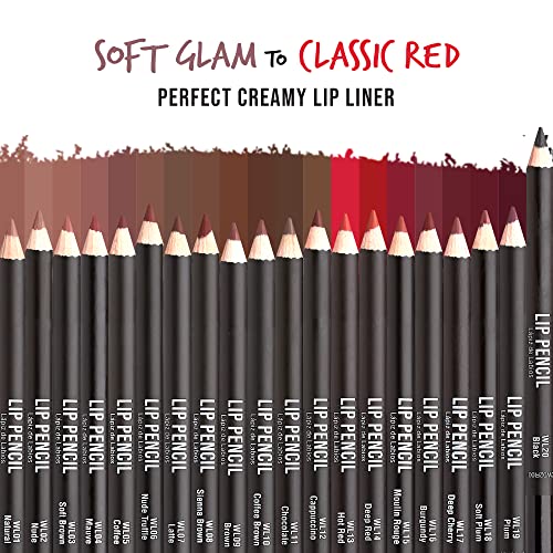 Image of Kiss New York Professional Slim Long-Wear Lip Liner Pencil, Matte Finish