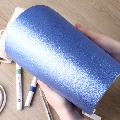 Shindel HSHD0590 25 Sheets Glitter Cardstocks Paper A4, Shimmer Cardstock Heavyweight Paper Metallic Cardstock Paper thumb #4