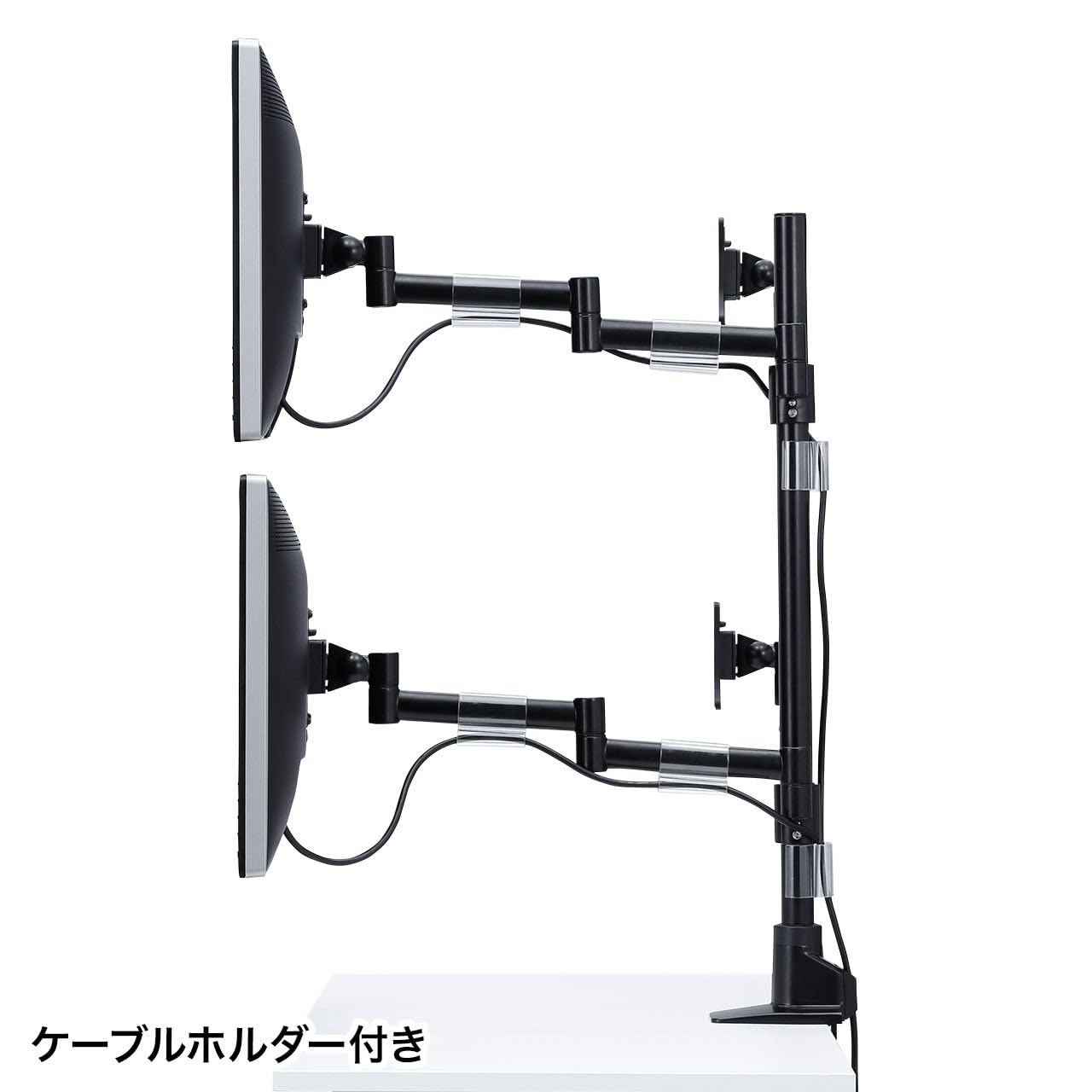 Amazon.co.jp: サンワサプライ 水平多関節液晶モニタアーム 4面 CR