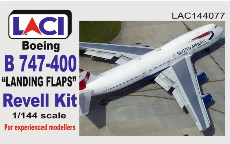 Amazon.com: LACI 144077 1/144 B 747-400 Landing Flaps for Revell