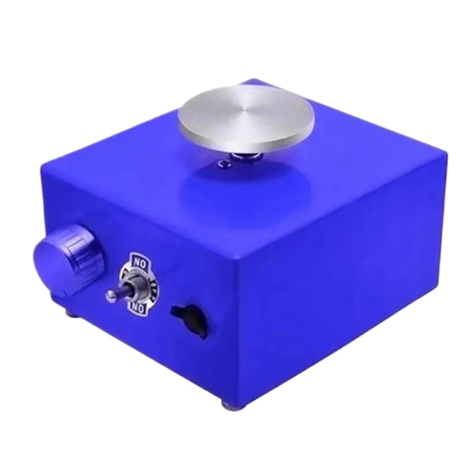 Hdxaew Blue Mini Turntables Pottery Wheel Machine Diy Craft Potter's Wheel Ceramic Tools Clay Tools With Tray Multiple Uses(Blue)
