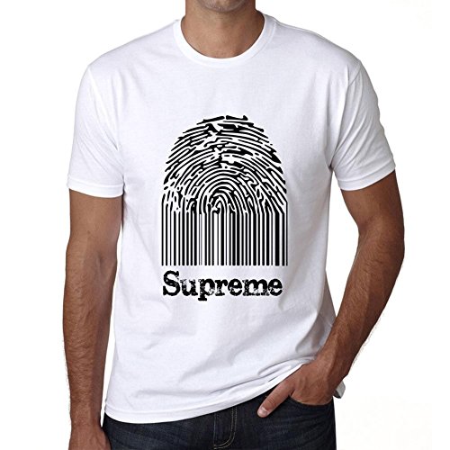 One in the City Supreme Fingerprint, Camiseta Hombre, Camiseta con Palabras, Regalo Camiseta