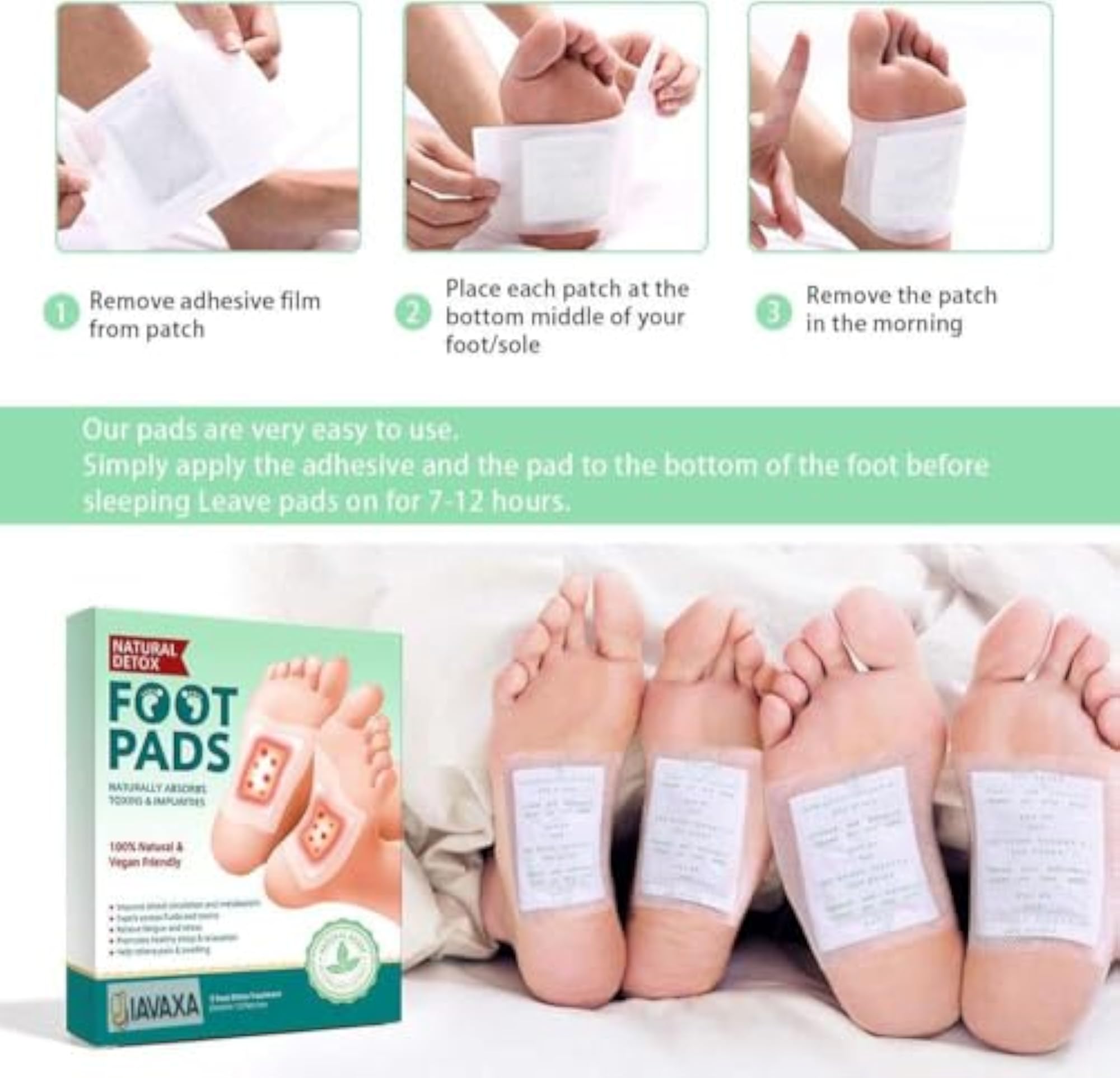 Softsteps Herbal Foot Pads for Detox & Relaxation