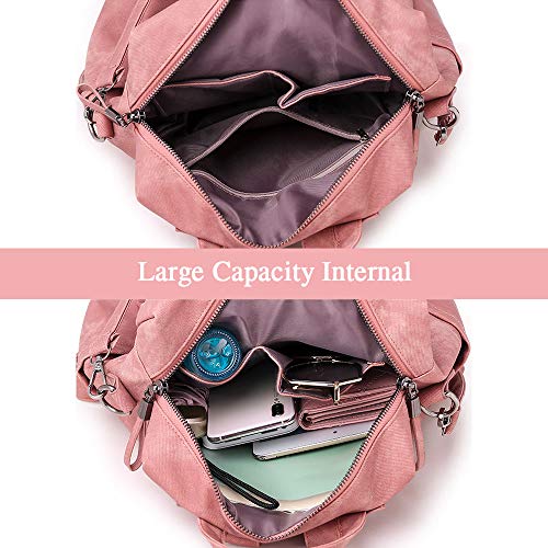 Miniatura 3 de Ubaymax Mochilas De Cuero Pu, Moda Casual, Monedero Sintético, Bolsa De Hombro Escuela Viaje Compras Señoras, Regalo Para Mujer,Gran Capacidad