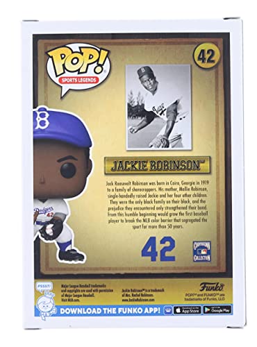 Funko Pop! Icons! Jackie Robinson Gold Chase Figure - Image 3