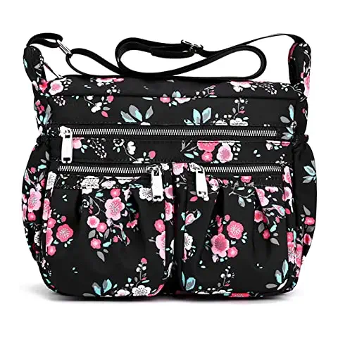Sac à bandoulière Wafybsre Fleurs de pêche Cover