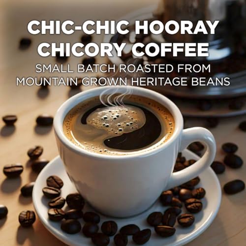 Image of Maud's Chicory Flavored Coffee Pods, 36 ct, Dark Roast Flavored Coffee in Single Serve Pods - 100% Arabica Beans, Compatible with Keurig K Cups Maker
