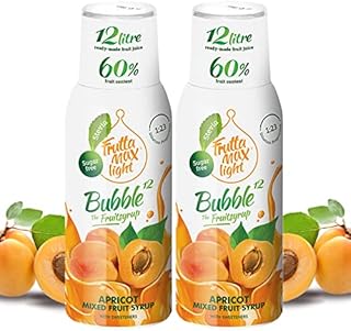 2 x Light - Niskowęglowodanowy - Syrop Fitness by FruttaMax | Zero cukru | ze Stewią | 50% zawartość owoców (2 x 500ml) (2 x Pomarańczowy - Light)
