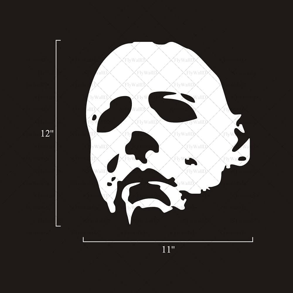 Flywalld Michael Myers Halloween Halloween Horror Sticker White Car Window Vinyl Art Decal Amazon Ca Home
