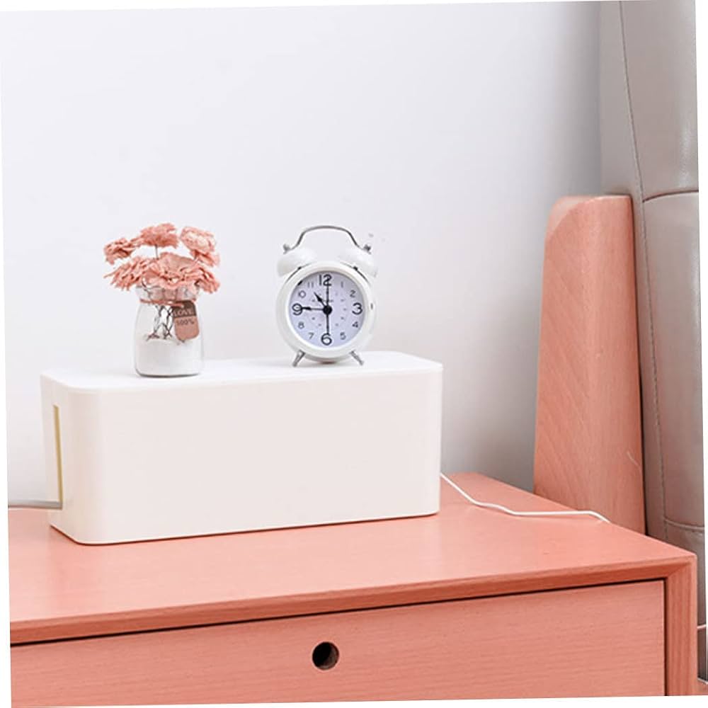 Scatola Portacavi Nera 23x12x11 Cm – Organizer Antivento E Antipolvere Per Prese E Prolunghe