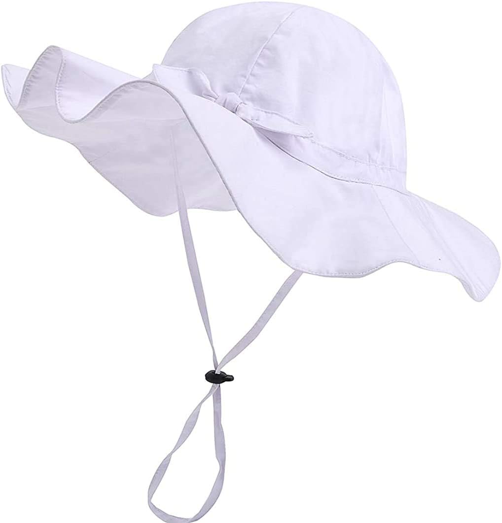 Baby Boy Sun Hat, Summer Beach UPF 50+ Sun Protection Hats, Toddler Kids Wide Brim Sun Hats Cap