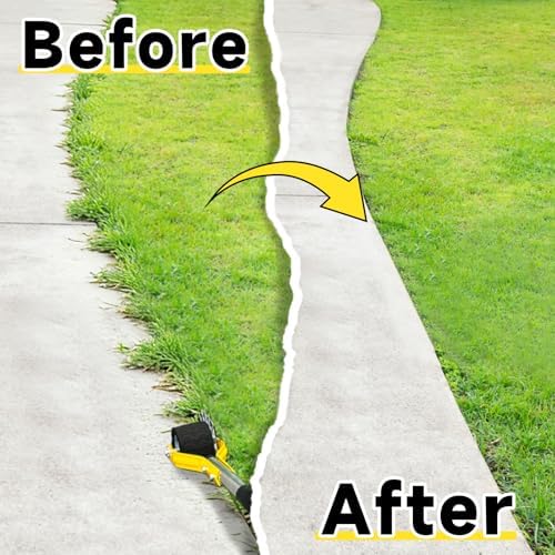 BlumeTrec Manual Edger Lawn Tool, 75 Inch Wheel Rotary Edger for Lawn with Extra-Wide Wheel, Grass Edge Trimmer with Adjustable Handle, Ideal Hand Edging Tool for Sidewalk, Driveways and Landscaping — view 7