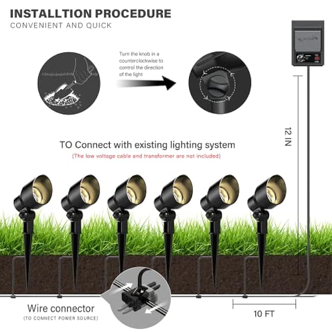 Malibu LED Floodlight 6W Garden Light