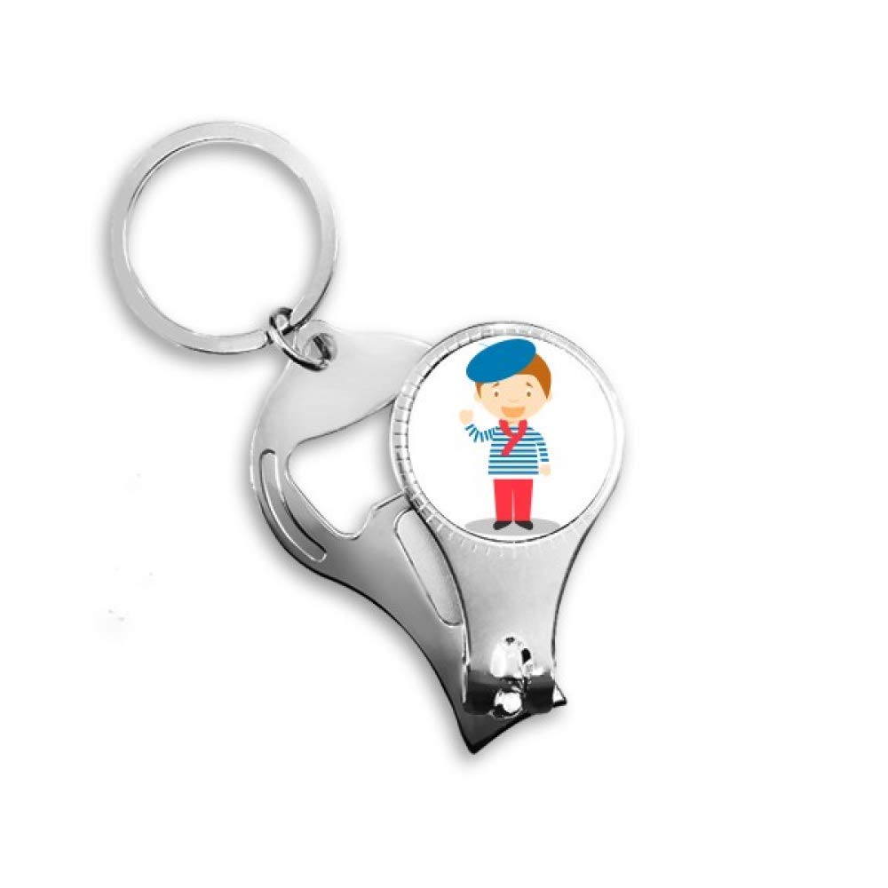Cadeau mode original : porte-clés décapsuleur et coupe-ongles