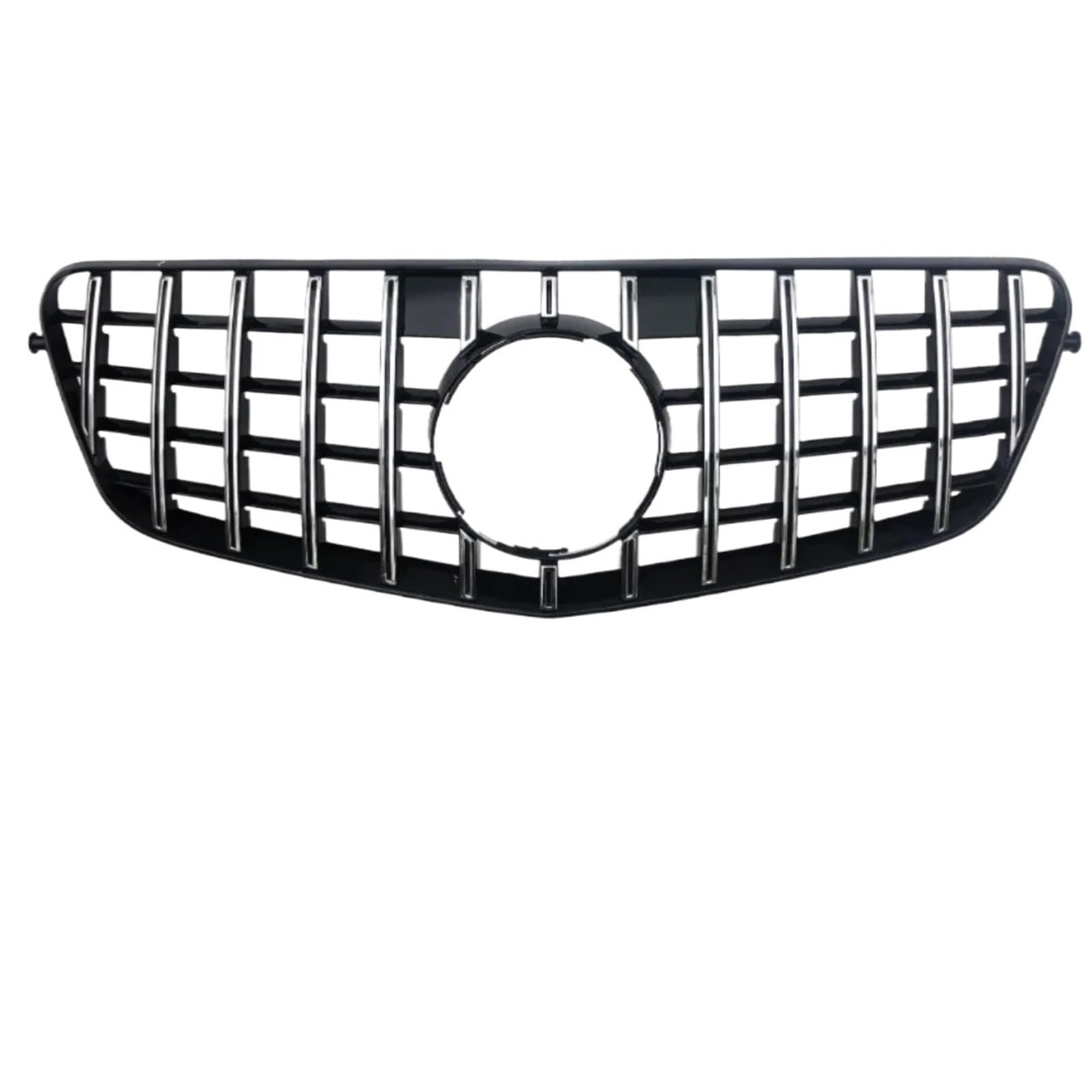 Przedni grill zderzak grill kratka akcesoria tuningowe pasuje do Mercedes Benz E Klasa W212 2009-2015 E260 E300 E350 E200 GT osłona chłodnicy(13-15 Diamond Silver)