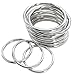 Hund und günstig Kaufen-Makramee Ring Metall Schnallen O Ring Metallreifen zur Herstellung von Traumfängern, Makramee-Pflanzenhalter, Taschenriemen, Gürtel, Hundeleine (10 Stück) O Ring Metall 50 mm
