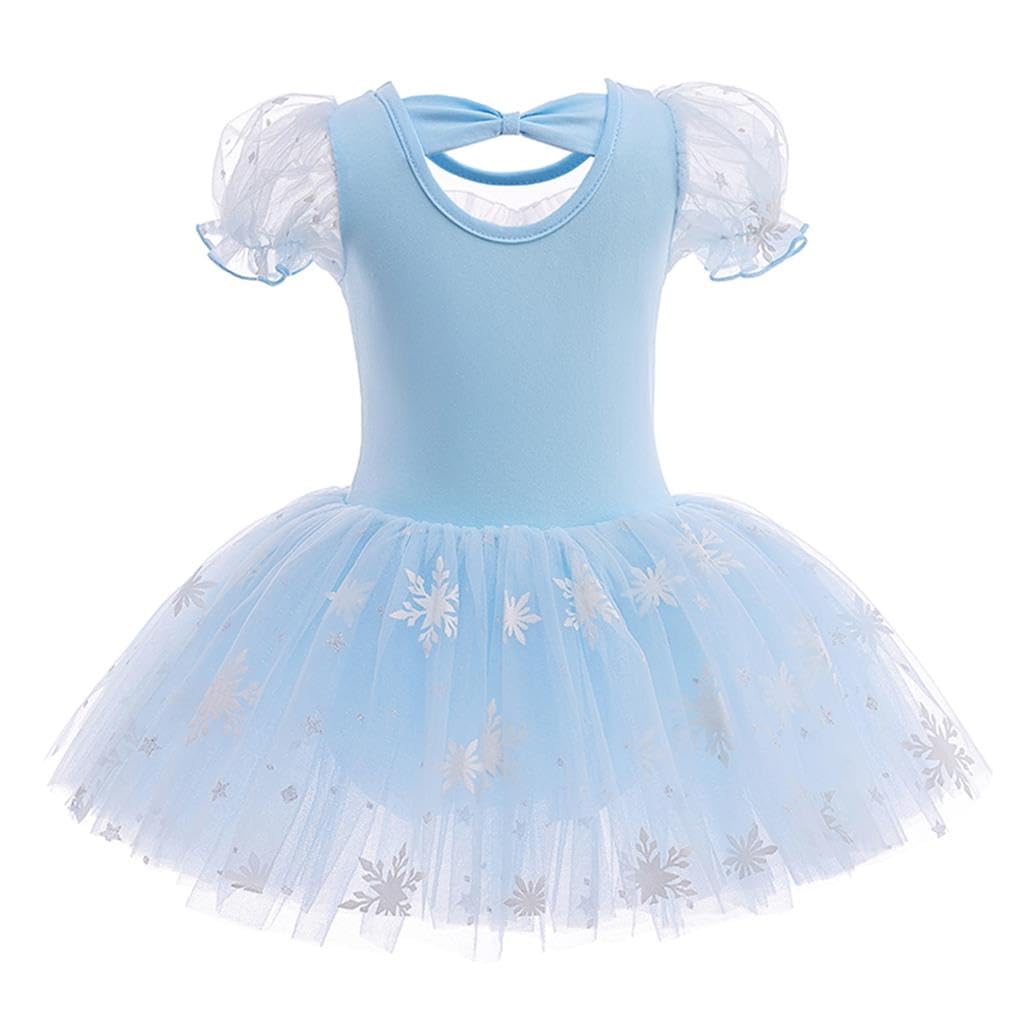 Lito Angels Disfraz Bailarina de Ballet Princesa para Niñas, Vestido Maillot de Danza Baile con Falda Tutu - 3