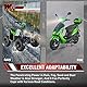 WOOSTAR 12V 35W Motorrad Scheinwerfer H4 Fernlicht Abblendlicht Ersatz für 50ccm 70ccm 90ccm 110ccm 125ccm 150ccm 200ccm 250ccm Taotao Chinesisch Roller ATV 4 Wheeler Packung mit 2