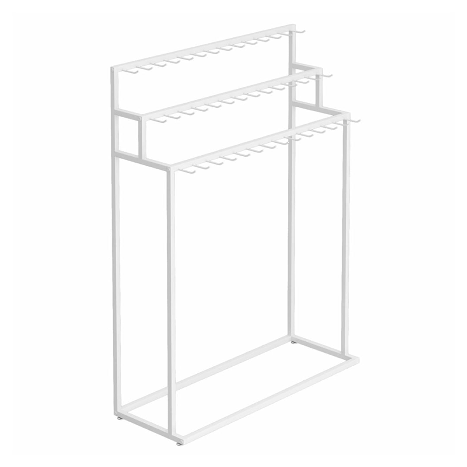 Percha de cinturón montada en el Suelo, Soporte de exhibición de cinturón de Metal, Organizador de Armario para Hombres, Estante para Corbatas, Bufandas y chales para Venta minorista de Ropa