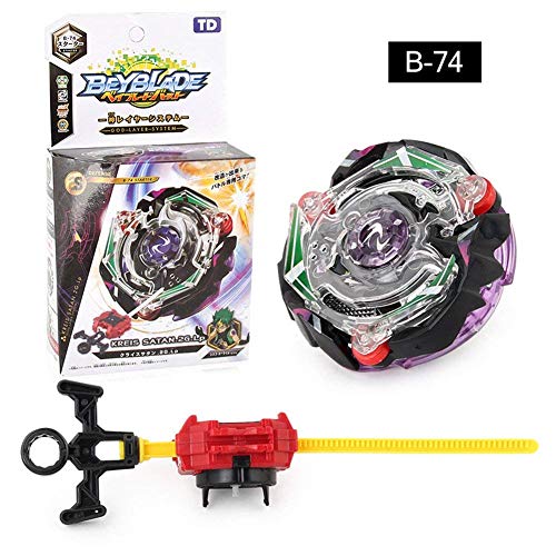 Yezelend Gyro Set Toys, Set Beyblade con Launcher y Arena Fight Battle Fusion Juguetes clásicos para Kid (B74)