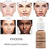 2-Pack-Phoera-FoundationDurable-waterproof-matte-foundation-matte-oil-control-concealer-foundation-cream-102-Nude-30ml 2 Pack PHOERA Foundation, Flawless Soft Matte 24HR Oil Control Full Coverage Foundation Makeup for Women.102 Nude-30ml