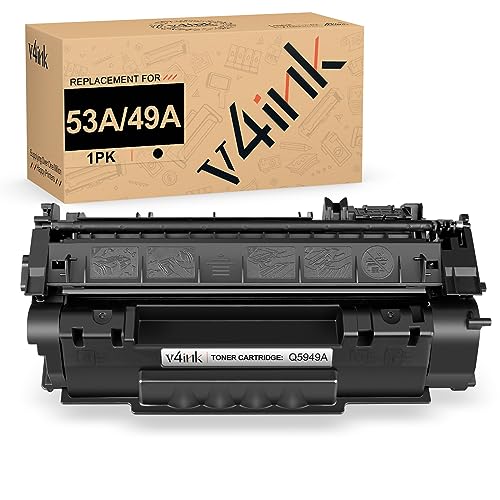 Tinta Y Tóner, Office Product v4ink Cartucho de tóner Compatible 49A 53A para HP Q5949A Q7553A para Uso con Impresora HP 1320 1320n P2015dn P2015 P2015n 3390 3392 1160 P2014 M2727nf MFP...