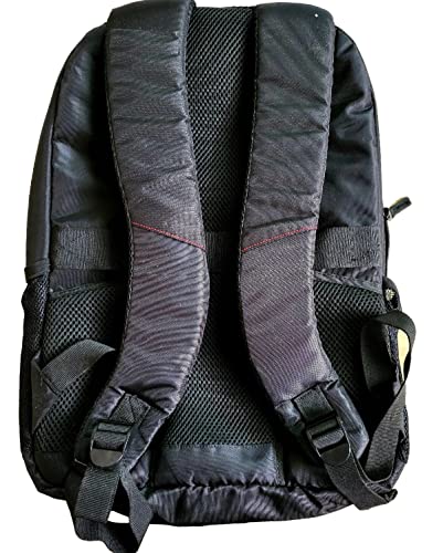 Image of HewlettPackard HP Opulent Water Resistant Rain cover Backpack for upto 15.6 inch Laptops Notebooks (35L97P3, Black with Red Lining)