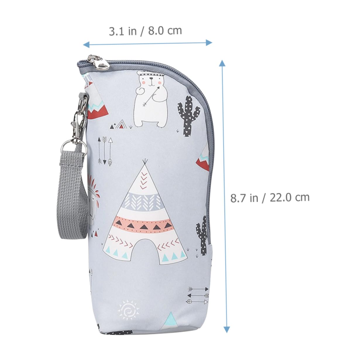 ifundom 4 Pz Pratica Borsa Portabottiglie Portabiberon Da Viaggio Conservazione Delle Bottiglie Di Latte Biberon Borsa Termica Seno Panno Oxford Isolamento Viaggiare Tappo Di Bottiglia