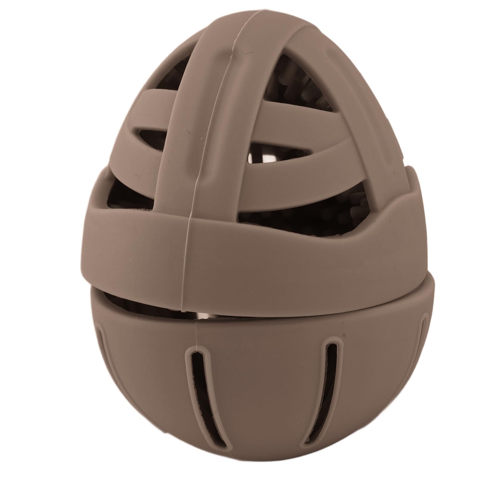 Egg Cleaning Brush, Efficient Cleaning, Egg Cleaner Washing Brush, Non-Slip Silicone Scrubber for, Vegetables, Fruits (Light Brown)