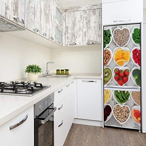 Película autoadhesiva para cocina y cubierta de pared con diseño de alimentos 4