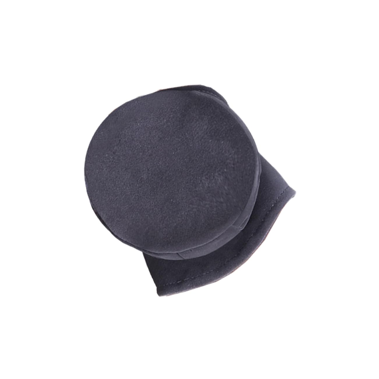 Gogogmee Cotton Moxa Purifier Cover Moxibustion Cloth for Feet Single Pocket Elastic Belt No Copper Box Black Moxa Cover