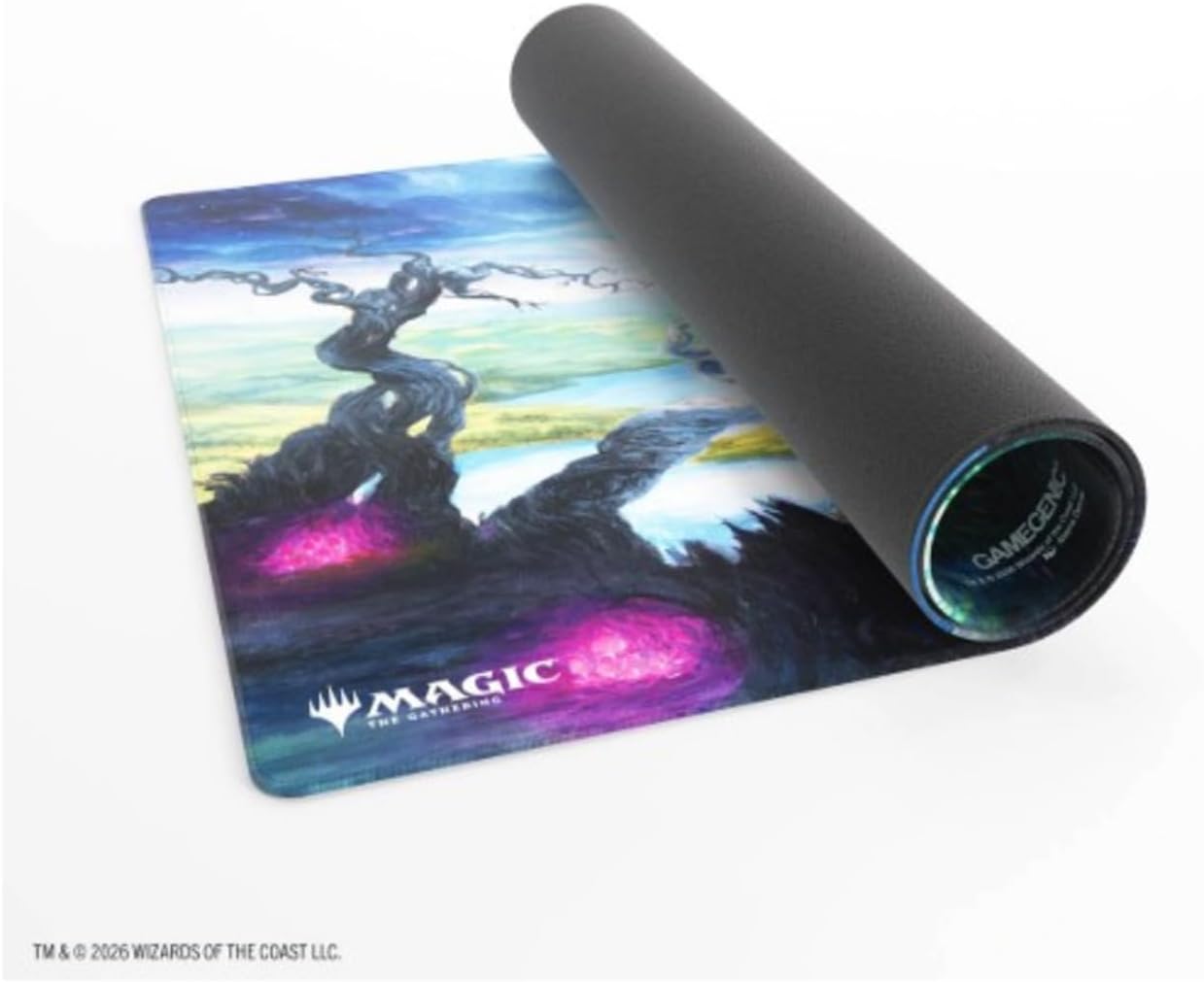 Gamegenic Magic: The Gathering Lorwyn Eclipsed Shiny PLAYMAT - Evolving Wilds Design, Premium 61×35 cm Playmat with Shiny Ultra-Fine Surface, Flat Stitching & 2mm Cushioning