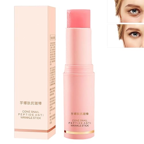YOUSHEME Barra de bálsamo de humedad que aumenta el colágeno, barra de bálsamo múltiple de rebote de arrugas, péptido de caracol, barra antiarrugas,
