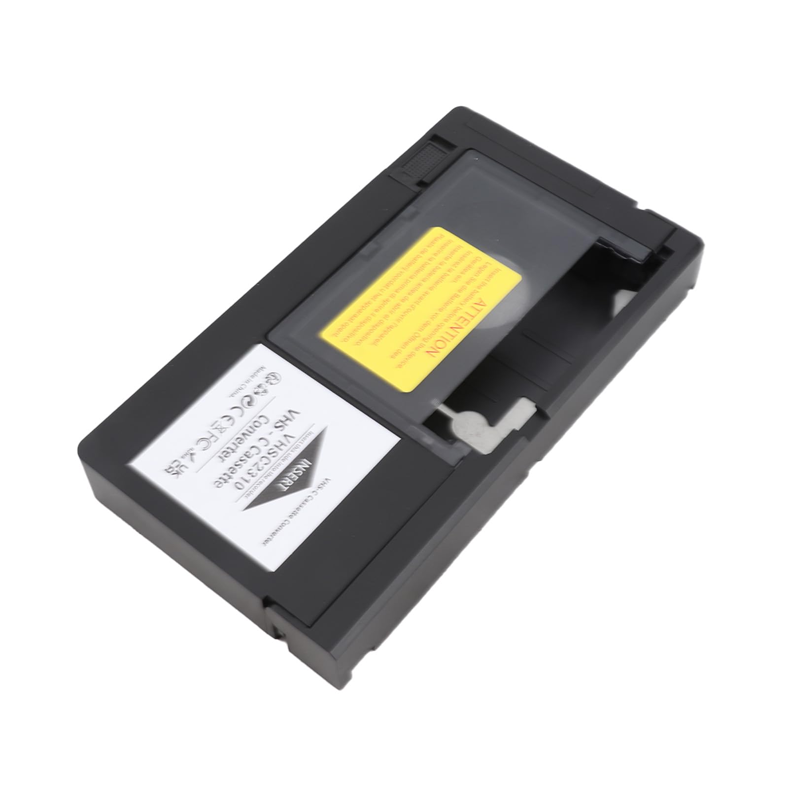 YUYTE Adapter für Kassetten Camcorder-Kassetten-Adapterbox für VHS-zu-VHS-C-Konverter mit Wiedergabe- und Aufnahmefunktion, EIN-Tasten-Steuerung für Nostalgisches Videoerlebnis