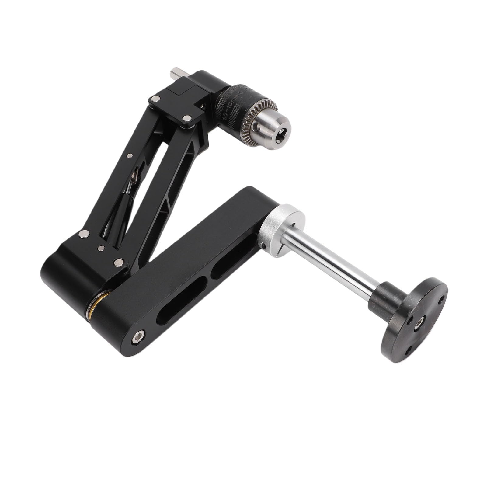 GOWENIC Staffa a Sbalzo per Maschiatura in Lega di Alluminio CNC, Corsa del Braccio da 130 Mm a Doppio Uso Orizzontale Verticale, Supporto per Braccio per Maschiatura Leggero con Mandrino a 3 Griffe
