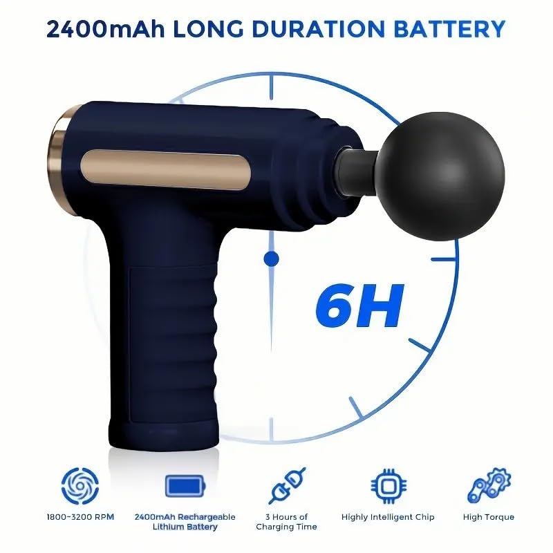 Librasa mini gun meszer machine for pain relief - body, neck, shoulders, back, weapons and foot cargo - 6 speed settings - deep tissue handhald massage (black) (black) for men and women for full body pain relief for men and women Librasa mini gun meszer machine for pain relief - body, neck, shoulders, back, weapons and foot cargo - 6 speed settings - deep tissue handhald massage (black) (black) for men and women for full body pain relief for men and women