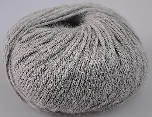 Zarela ARAN ***Super Soft*** 100% Luxurious Baby Alpaca Yarn - Silver Grey